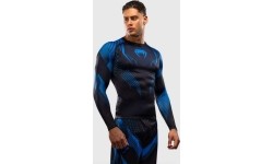 Venum No-Gi 6.0 Long Sleeve Rashguard - Black/Blue