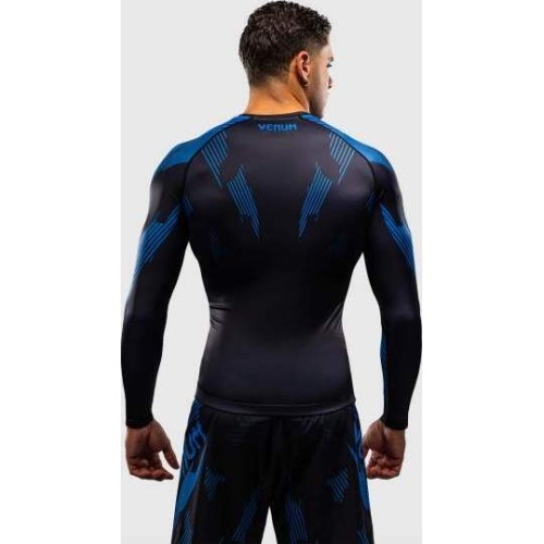 Venum No-Gi 6.0 Long Sleeve Rashguard - Black/Blue
