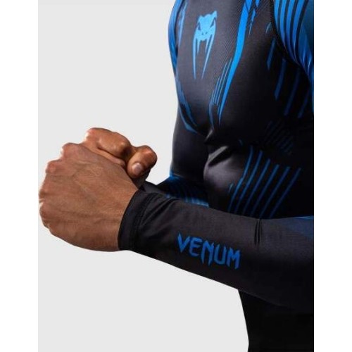 Venum No-Gi 6.0 Long Sleeve Rashguard - Black/Blue