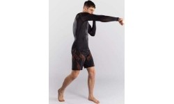 Venum No-Gi 6.0 Long Sleeve Rashguard - Black/Brown