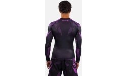 Venum No-Gi 6.0 Long Sleeve Rashguard - Black/Purple