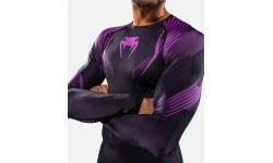 Venum No-Gi 6.0 Long Sleeve Rashguard - Black/Purple