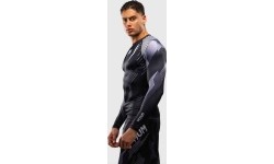 Venum No-Gi 6.0 Long Sleeve Rashguard - Black/White