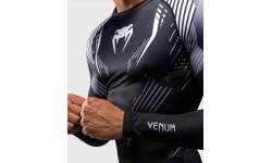 Venum No-Gi 6.0 Long Sleeve Rashguard - Black/White
