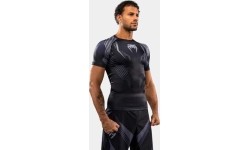 Venum No-Gi 6.0 Short Sleeve Rashguard - Black/Grey