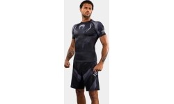 Venum No-Gi 6.0 Short Sleeve Rashguard - Black/Grey