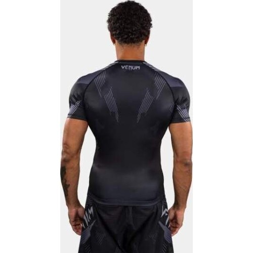 Venum No-Gi 6.0 Short Sleeve Rashguard - Black/Grey