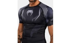 Venum No-Gi 6.0 Short Sleeve Rashguard - Black/Grey