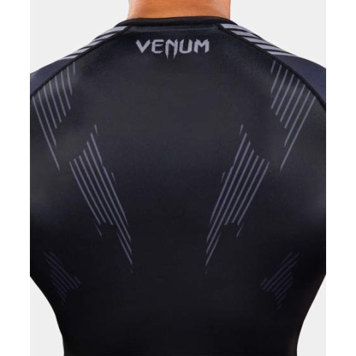 Venum No-Gi 6.0 Short Sleeve Rashguard - Black/Grey