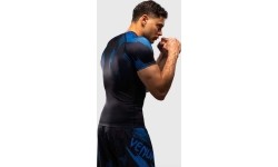 Venum No-Gi 6.0 Short Sleeve Rashguard - Black/Blue