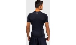Venum G-Core Short Sleeve Rashguard - Navy Blue/White