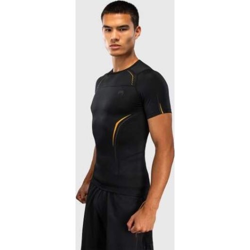 Venum G-Core Short Sleeve Rashguard - Black/Gold