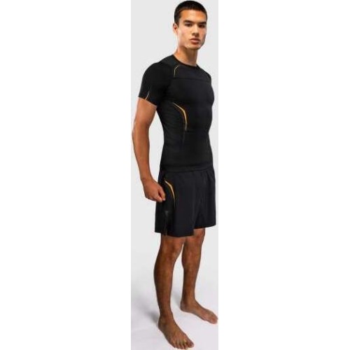 Venum G-Core Short Sleeve Rashguard - Black/Gold