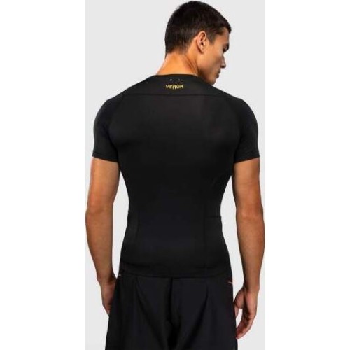 Venum G-Core Short Sleeve Rashguard - Black/Gold