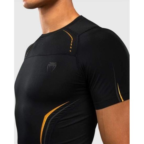 Venum G-Core Short Sleeve Rashguard - Black/Gold