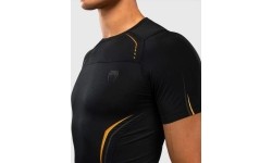 Venum G-Core Short Sleeve Rashguard - Black/Gold