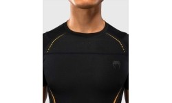 Venum G-Core Short Sleeve Rashguard - Black/Gold