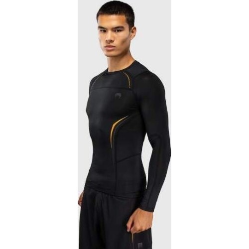 Venum G-Core Long Sleeve Rashguard - Black/Gold