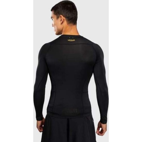 Venum G-Core Long Sleeve Rashguard - Black/Gold