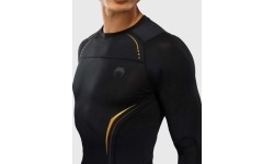 Venum G-Core Long Sleeve Rashguard - Black/Gold