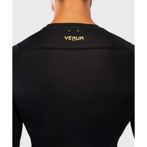 Venum G-Core Long Sleeve Rashguard - Black/Gold