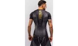Venum Galactic 3.0 Short Sleeve Rashguard - Black/Gold