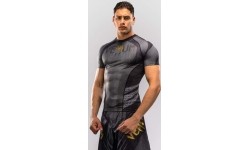 Venum Galactic 3.0 Short Sleeve Rashguard - Black/Gold