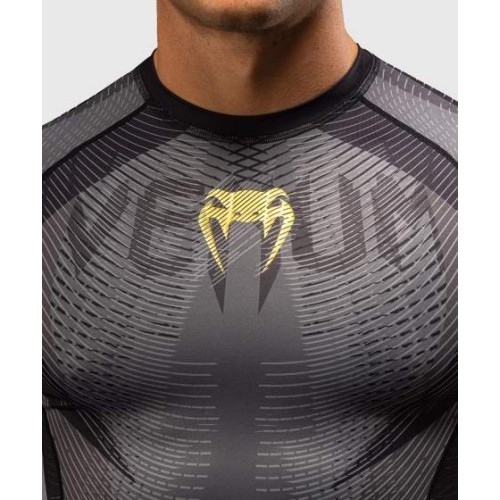 Venum Galactic 3.0 Short Sleeve Rashguard - Black/Gold