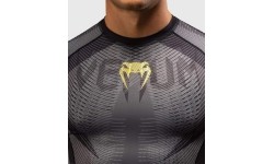 Venum Galactic 3.0 Short Sleeve Rashguard - Black/Gold