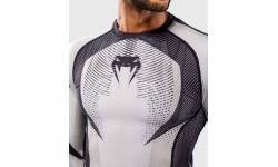 Venum Galactic 3.0 Long Sleeve Rashguard - Off-White/Black