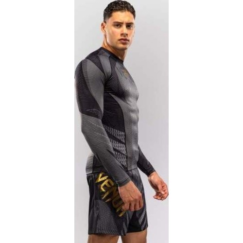 Venum Galactic 3.0 Long Sleeve Rashguard - Black/Gold