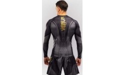 Venum Galactic 3.0 Long Sleeve Rashguard - Black/Gold