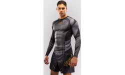 Venum Galactic 3.0 Long Sleeve Rashguard - Black/Gold