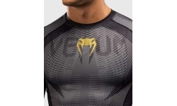 Venum Galactic 3.0 Long Sleeve Rashguard - Black/Gold