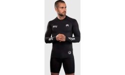Venum UFC Unity by Venum Authentic Fight Week Men's Performance Long Sleeve Rashguard - Black