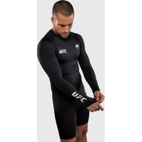 Venum UFC Unity by Venum Authentic Fight Week Men's Performance Long Sleeve Rashguard - Black