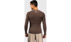 Venum UFC Unity by Venum Authentic Fight Week Men's Performance Long Sleeve Rashguard - Brown