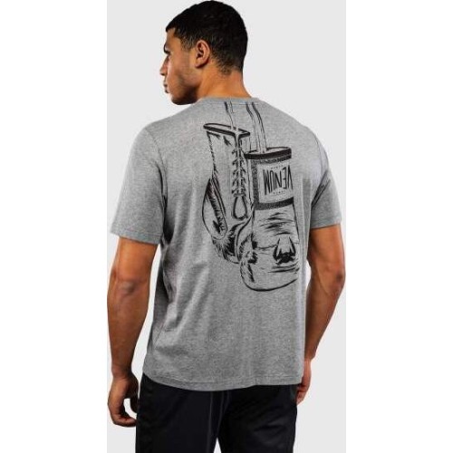 Venum Fight Icon Cotton T-Shirt - Light Heather Grey