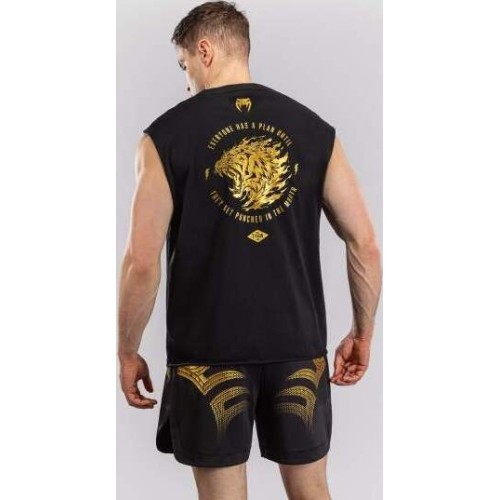 Venum x Mike Tyson Tiger Sleeveless T-Shirt - Black/Gold
