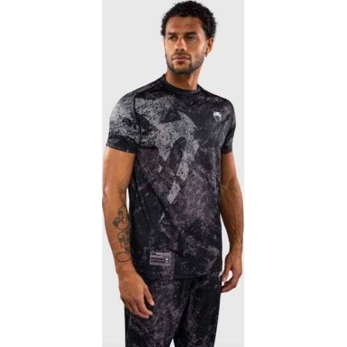 Venum Rage & Workout Dry Tech T-Shirt - Black/Grey