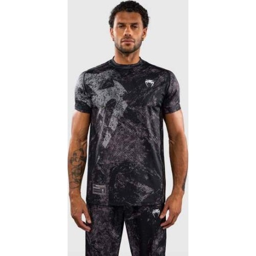 Venum Rage & Workout Dry Tech T-Shirt - Black/Grey