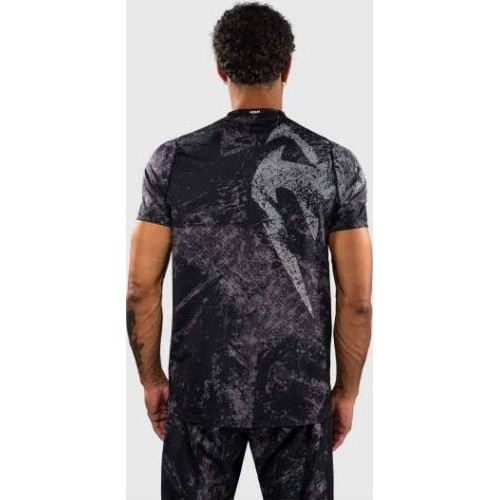 Venum Rage & Workout Dry Tech T-Shirt - Black/Grey
