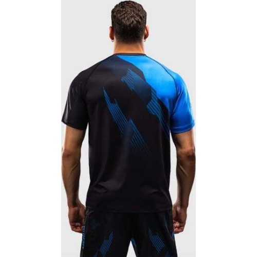 Venum No-Gi 6.0 Dry Tech T-Shirt - Black/Blue