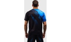 Venum No-Gi 6.0 Dry Tech T-Shirt - Black/Blue
