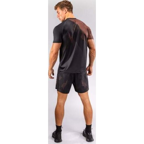 Venum No-Gi 6.0 Dry Tech T-Shirt - Black/Brown