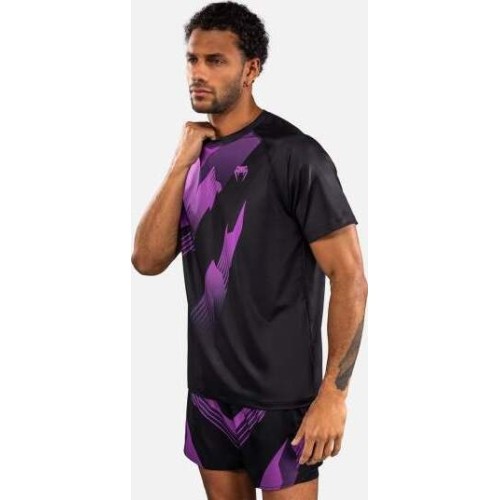 Venum No-Gi 6.0 Dry Tech T-Shirt - Black/Purple