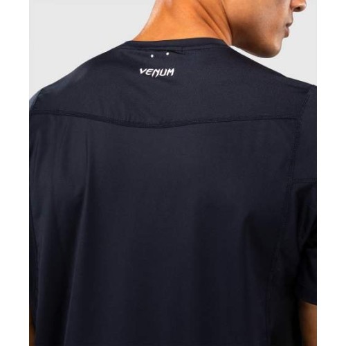 Venum G-Core Dry Tech T-Shirt - Navy Blue/White