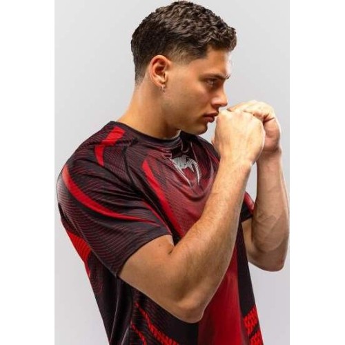 Venum Galactic 3.0 Dry Tech T-Shirt - Red/Silver