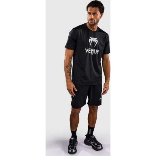 Venum Classic Dry Tech T-Shirt - Black/Silver
