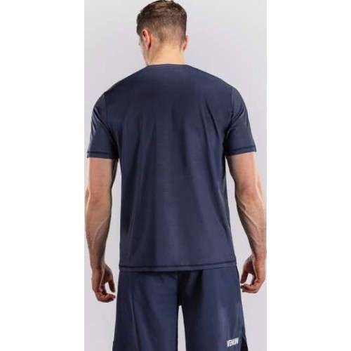 Venum Classic Dry Tech T-Shirt - Navy Blue/White